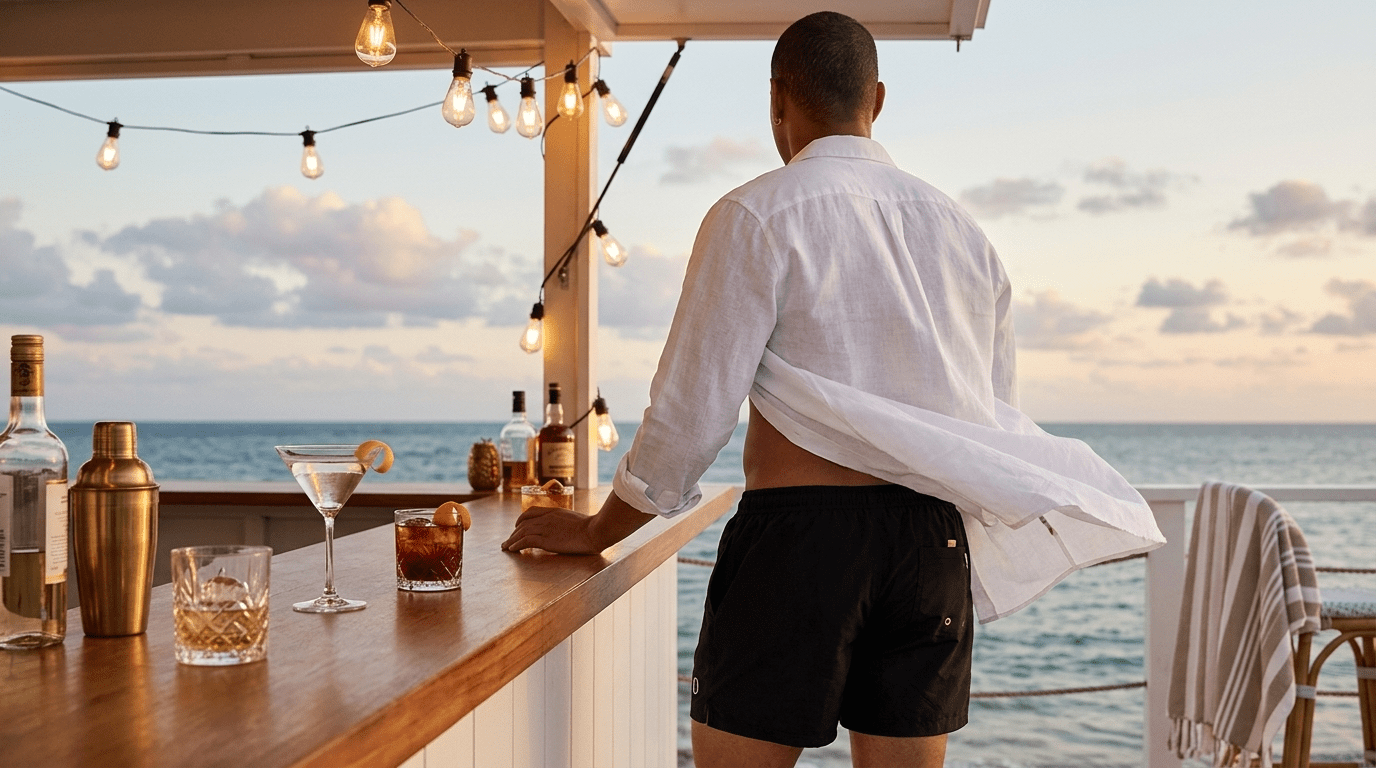 De la piscine au bar : styliser son short de bain au-delà de l'eau - Inventio Style
