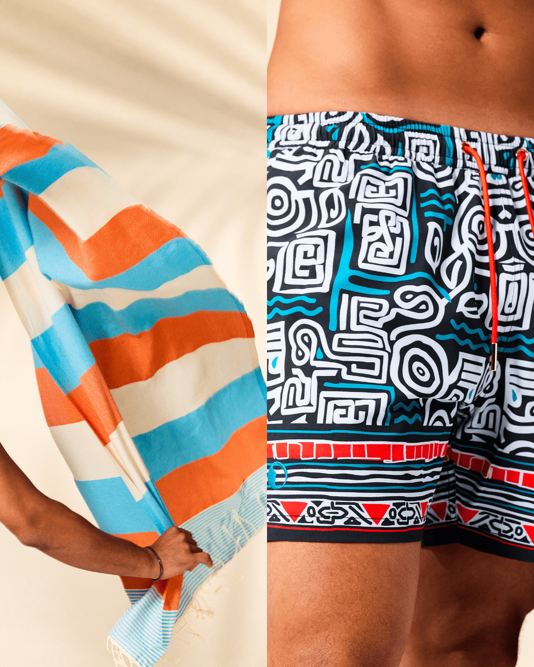 The Escape Set - Swim Short & Turkish Towel - Inventio Style