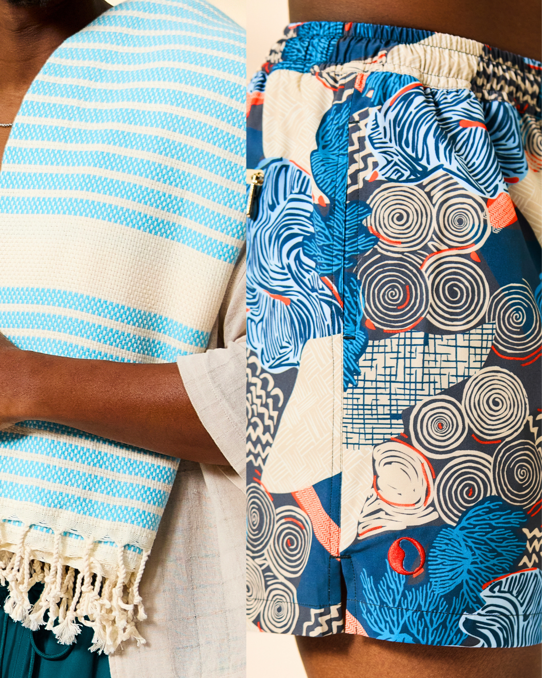The Escape Set - Swim Short & Turkish Towel - Inventio Style